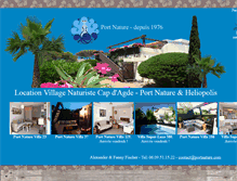 Tablet Screenshot of portnature.com